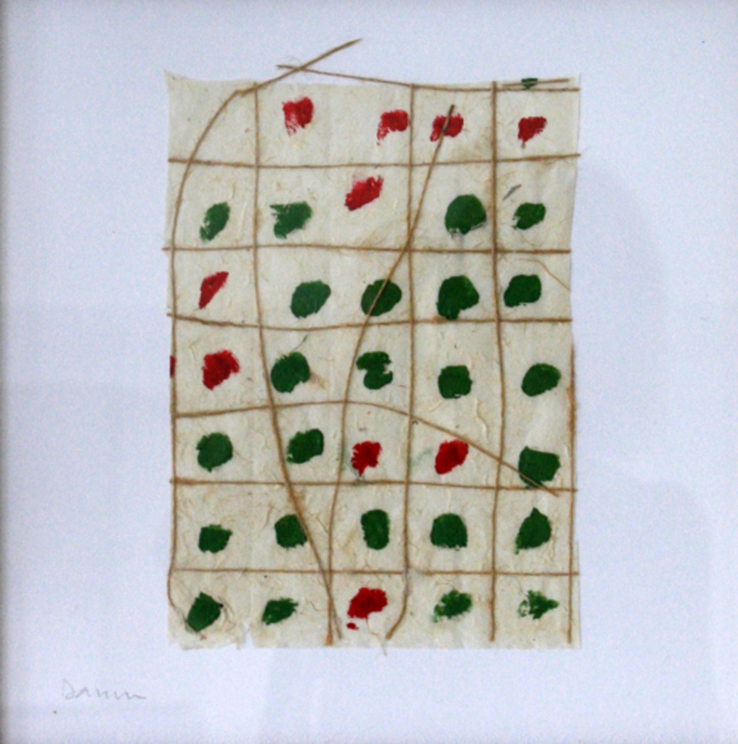 Composition vert-rouge