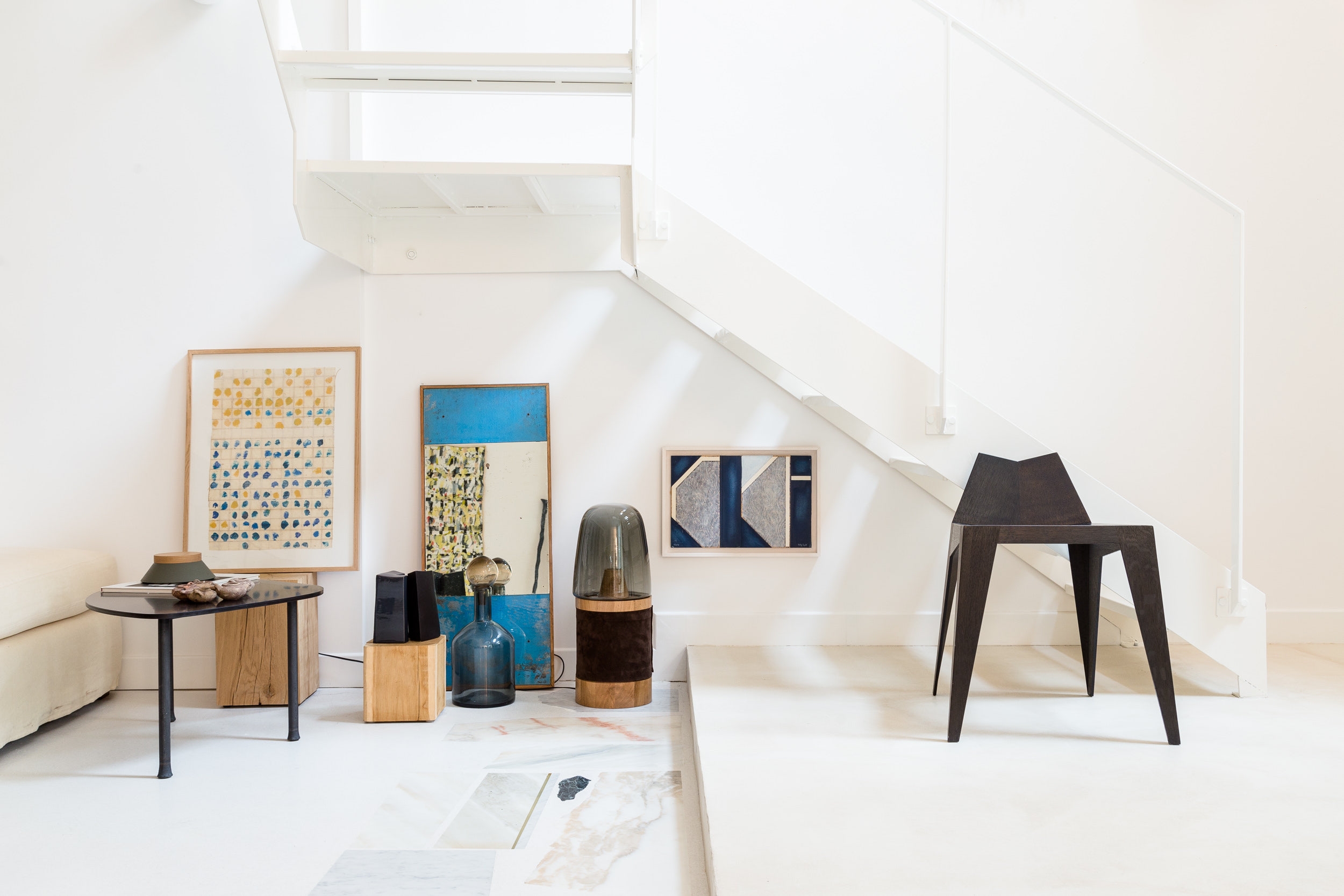Petite composition bleue