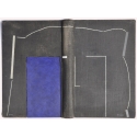 Livre ouvert - Noir et bleu nuit