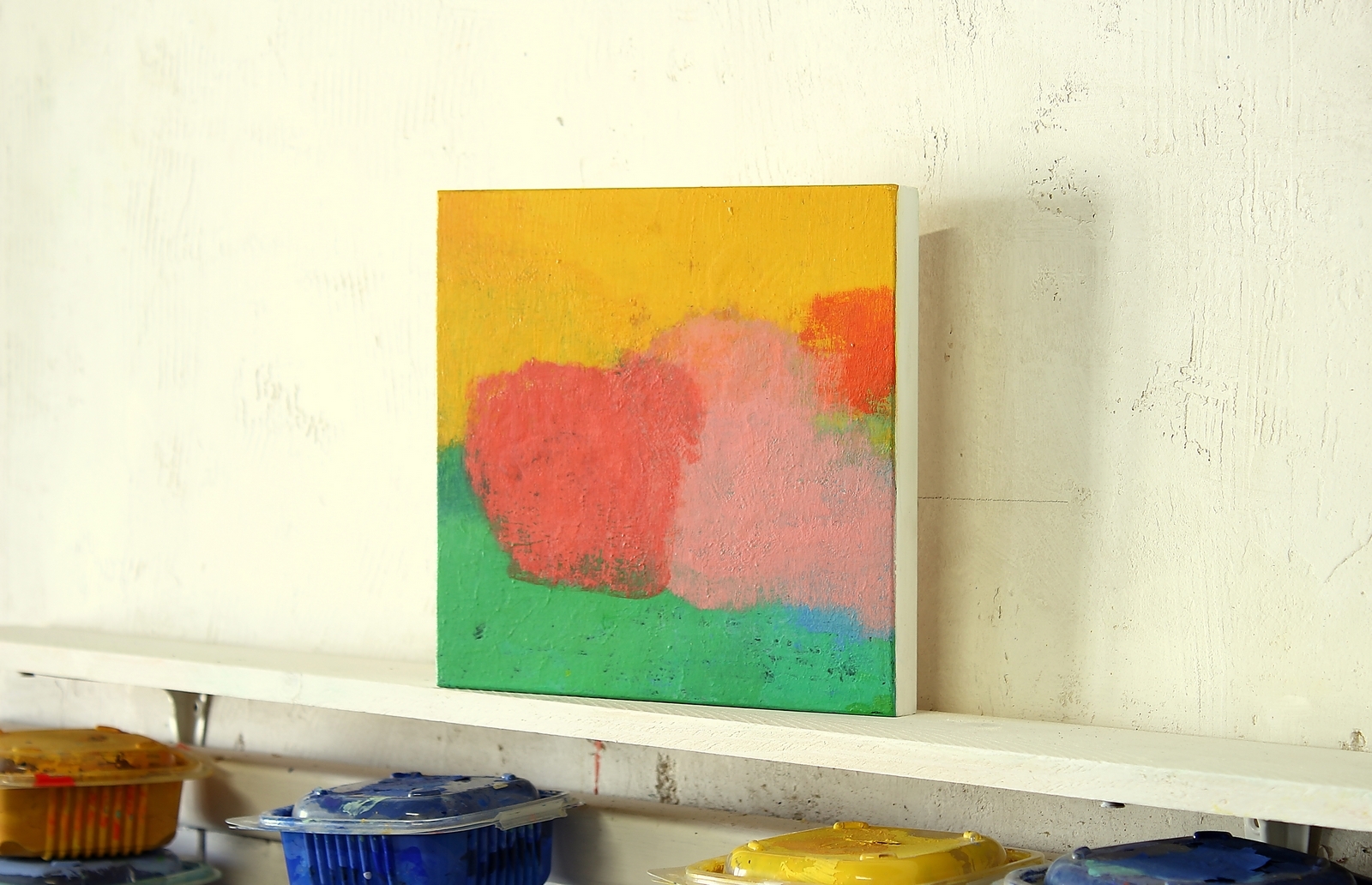 Gouache sur bois 982