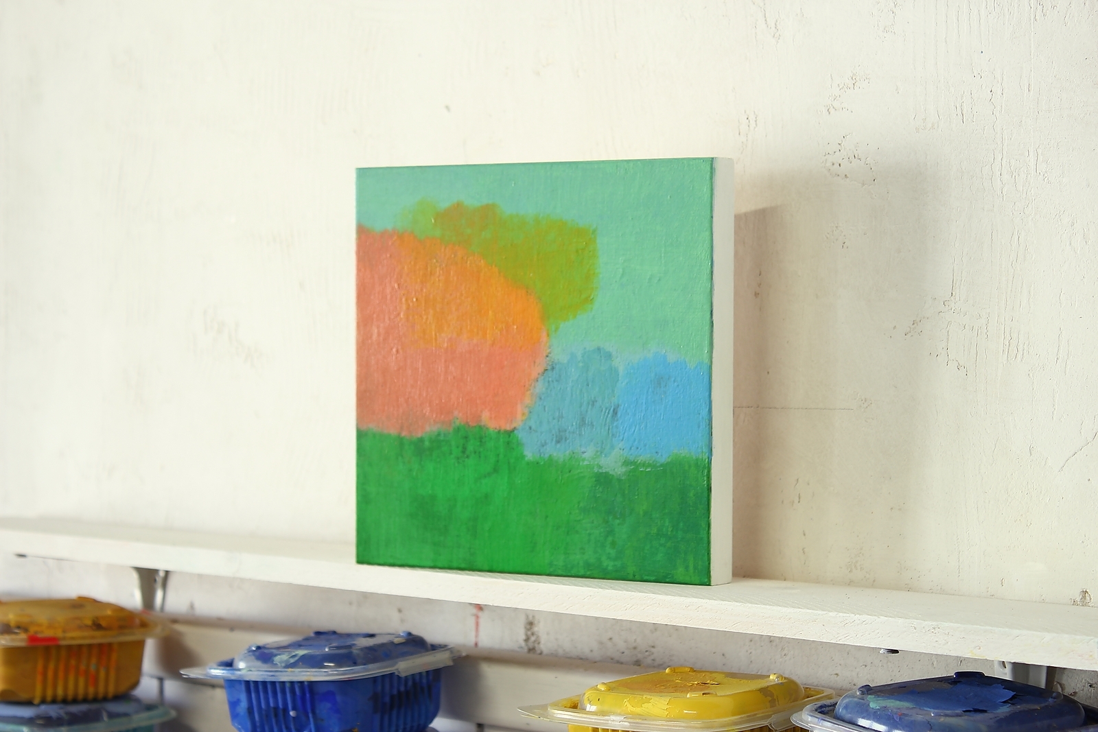 Gouache sur bois 1294