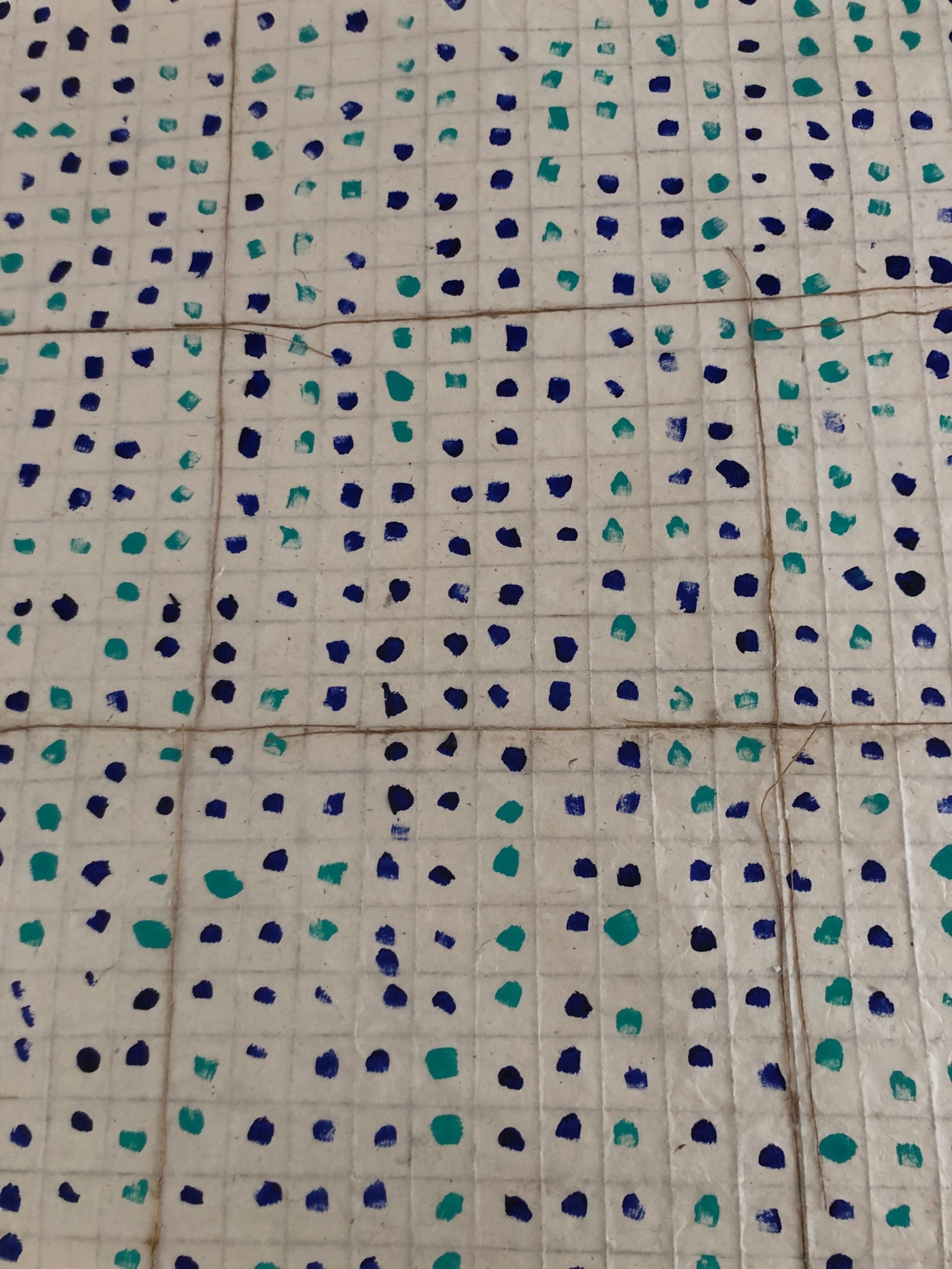 Lokta Bleu et Vert menthe