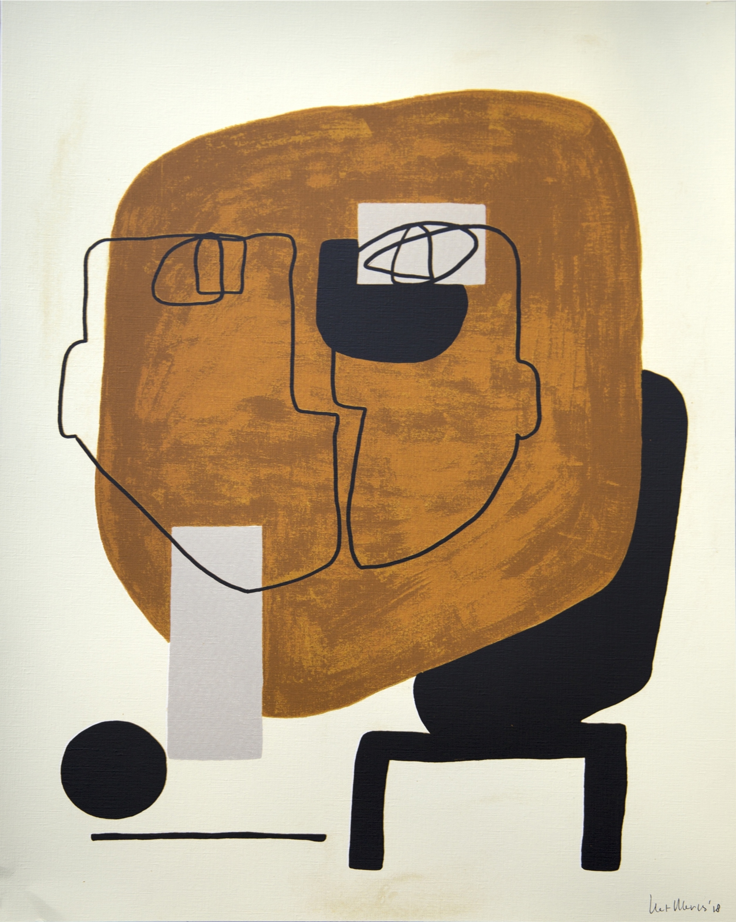 Kat klerks, sérigraphie, dessin, abstrait, amelie, zeuxis