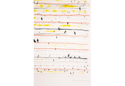 Partition jaune et rouge