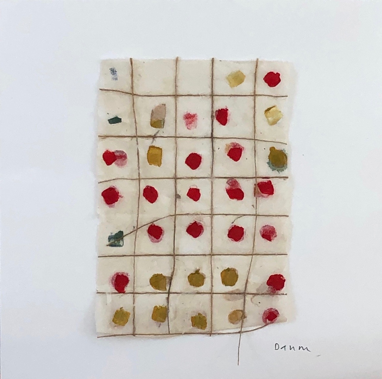 Composition rouge et verte