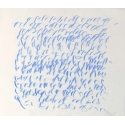 Ecriture bleu ciel