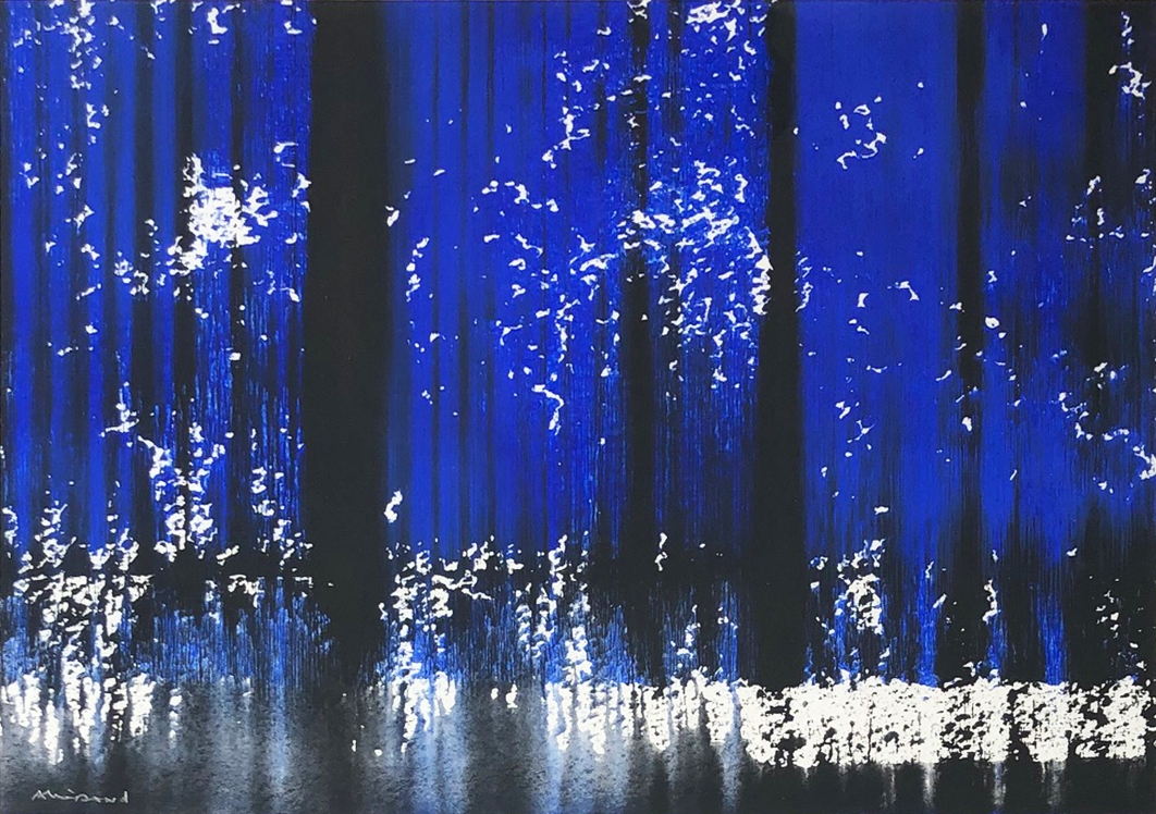 RA Gouache bleue