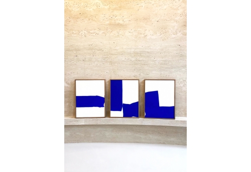 Little Blue Triptych (3)