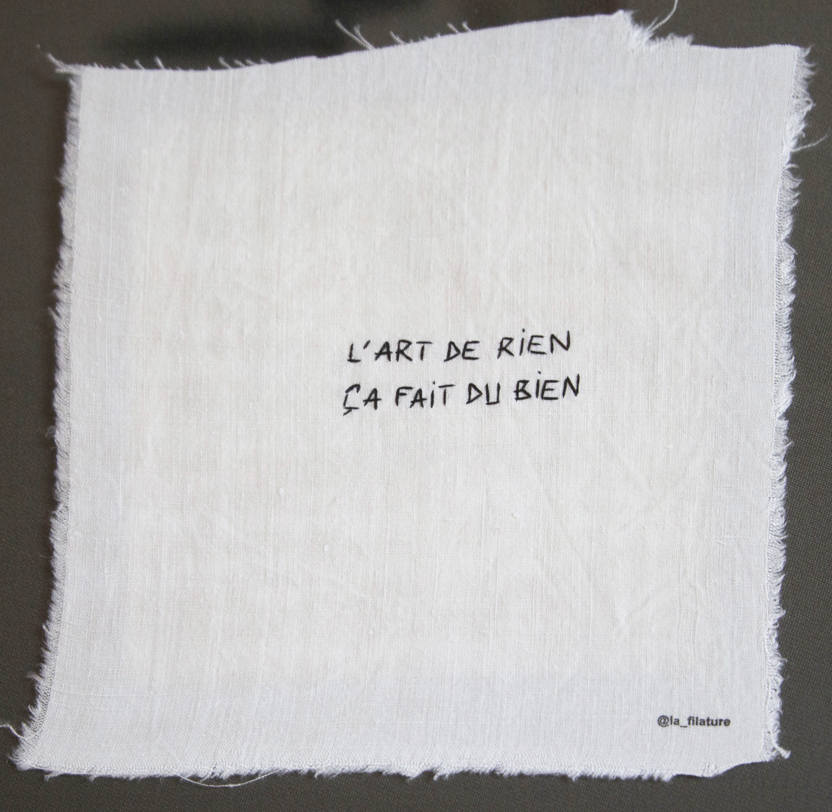 L'art de rien ça fait du bien