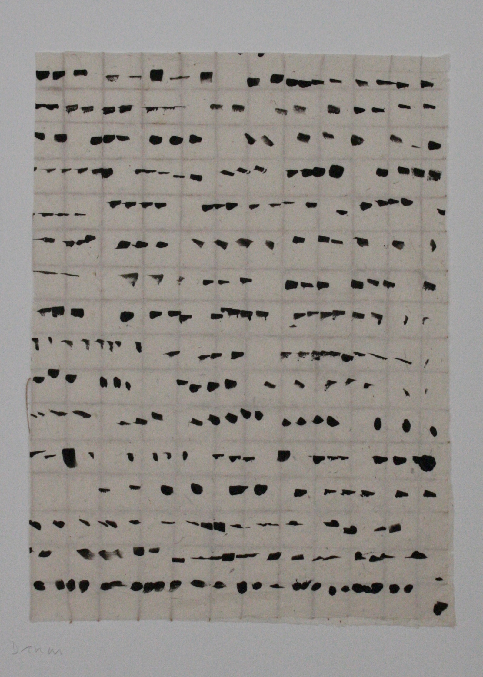 Lokta point noirs et blancs