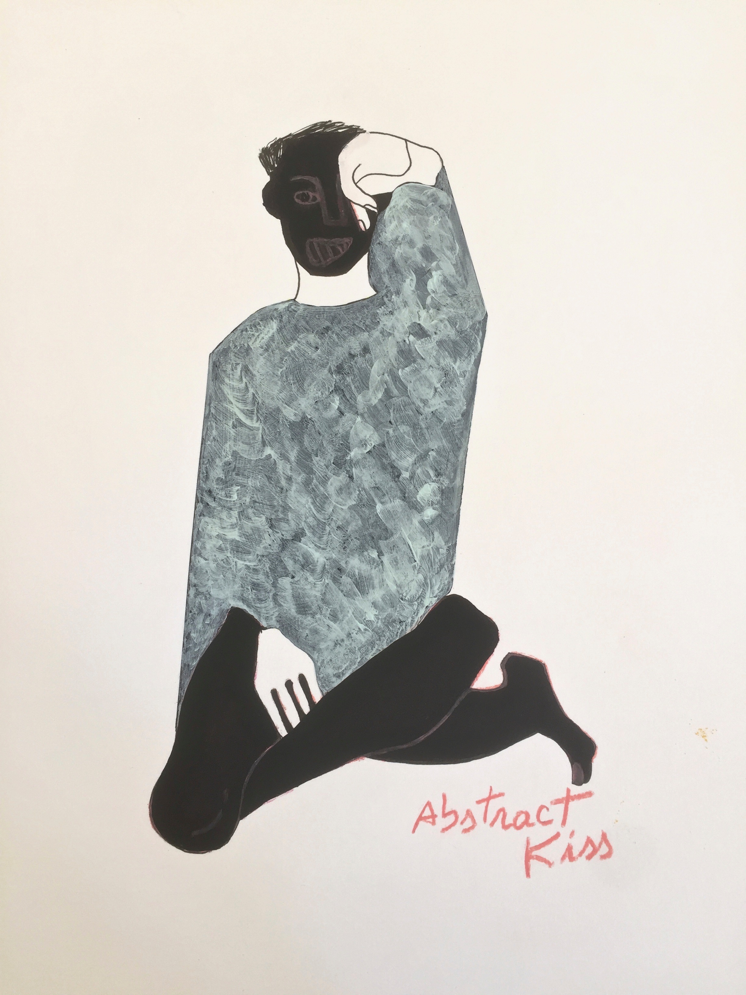 Abstract kiss