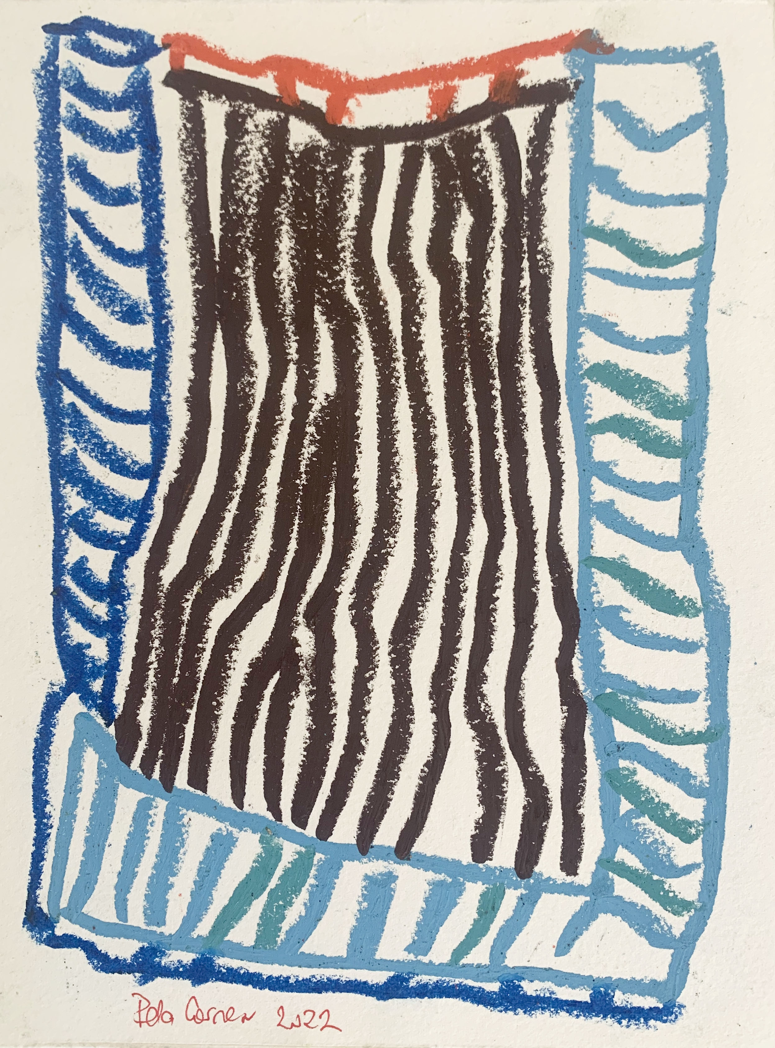 Pastel on paper - Pola Carmen