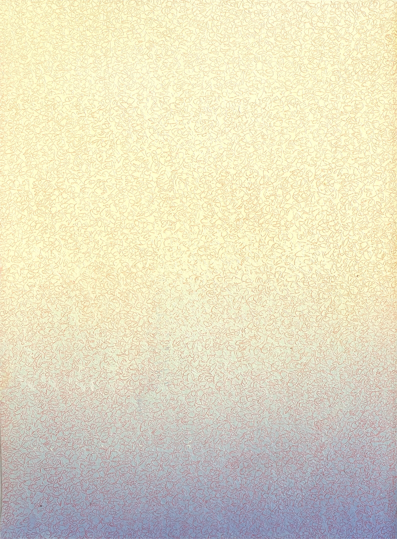 huile sur papier - eberhard ross