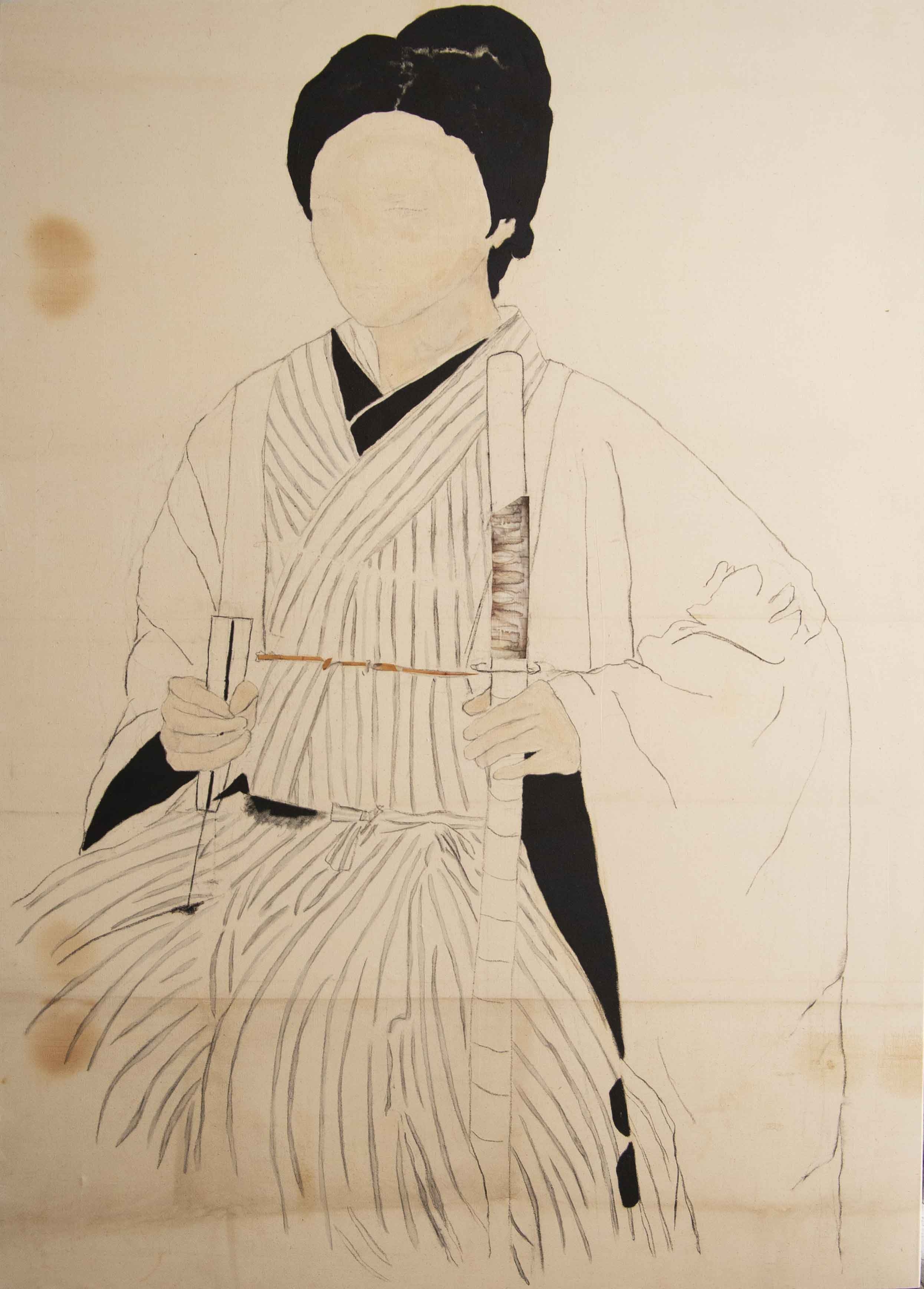 Le kimono rayé