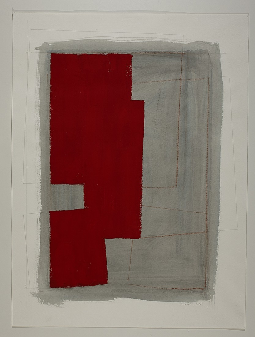 Série des Simulacres rouge et gris G.1