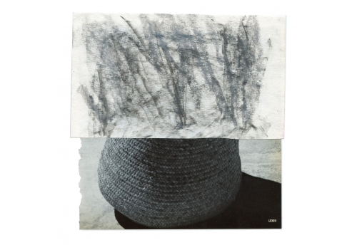 Artesania - Cesta de hoja de palma con tapa 