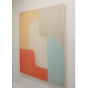 Arches and bowes - Composition of Cemento, blue opal, burned orange light, blood orange
