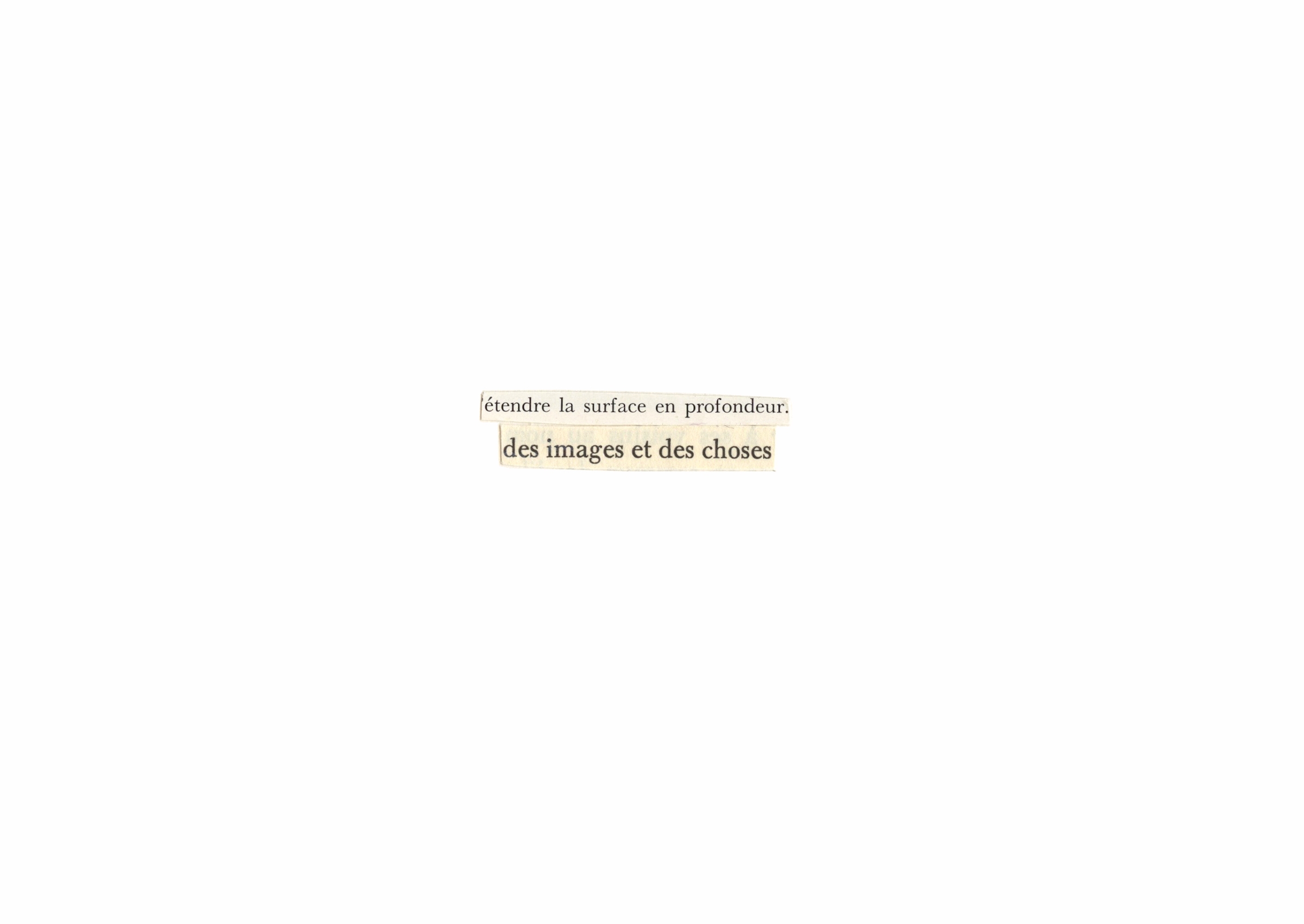 Pensée 5 - Entendre la Surface en Profondeur (...)