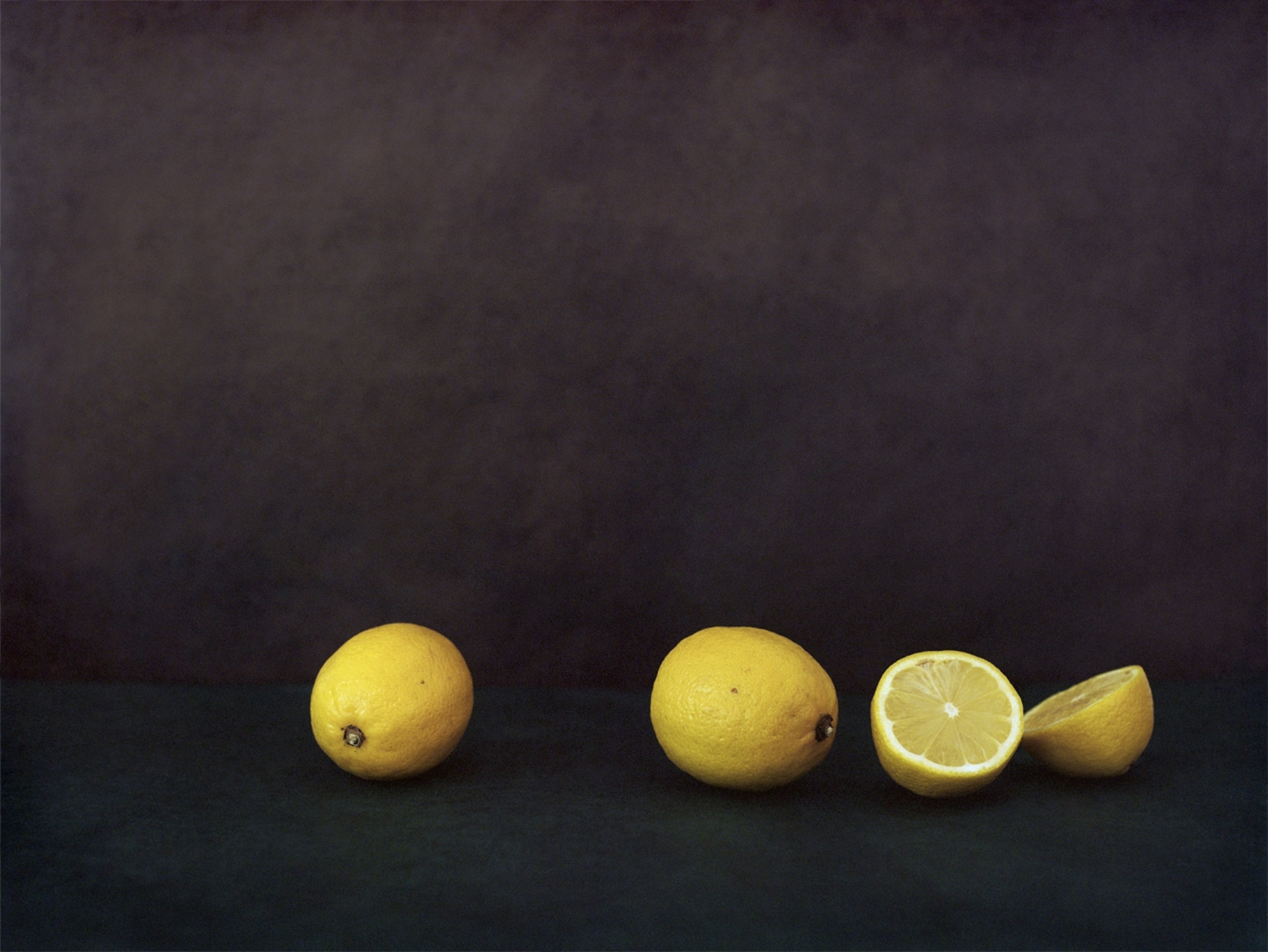 Le goût du citron coupé