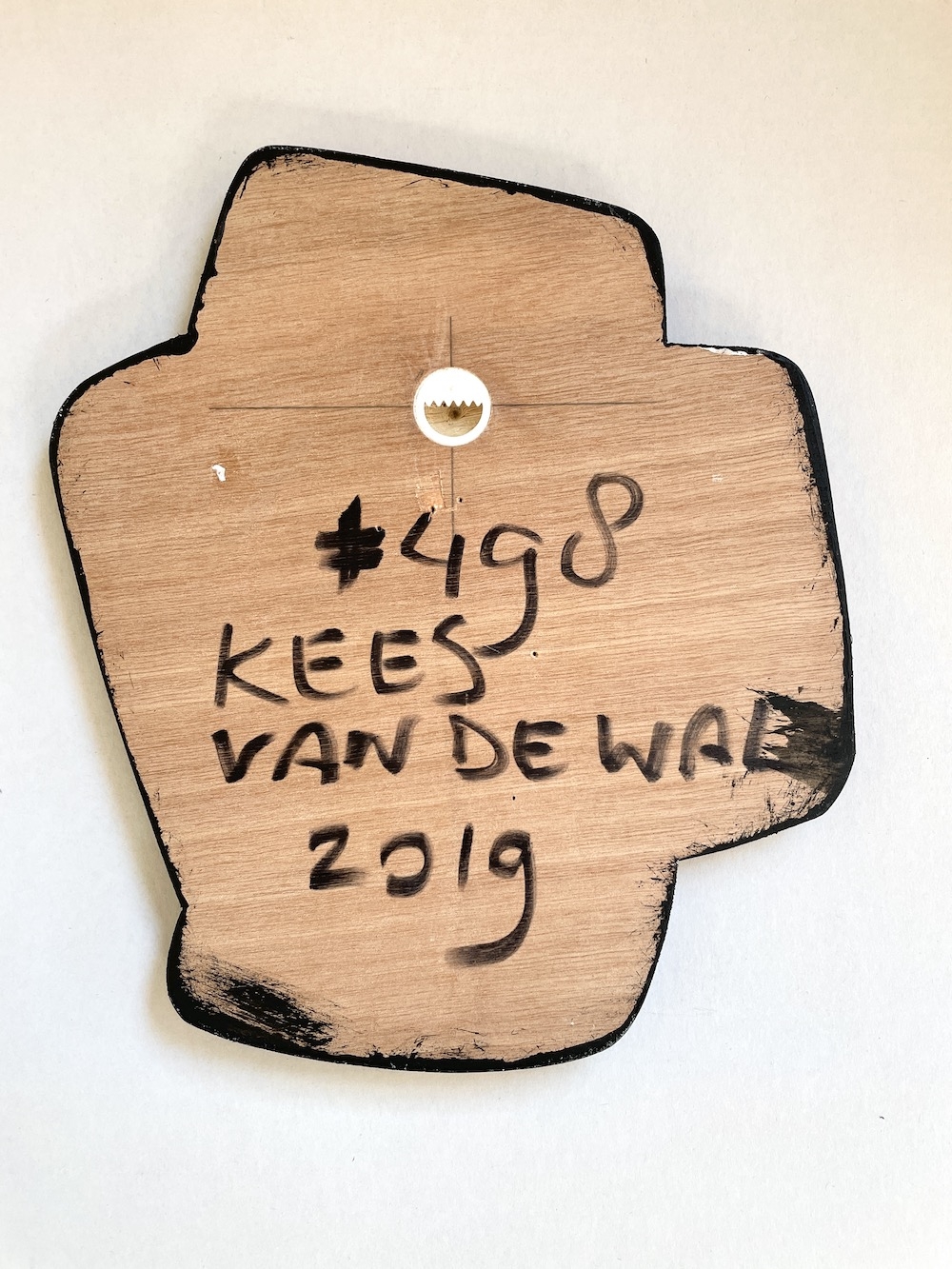 Composite shape of 4 parts in black