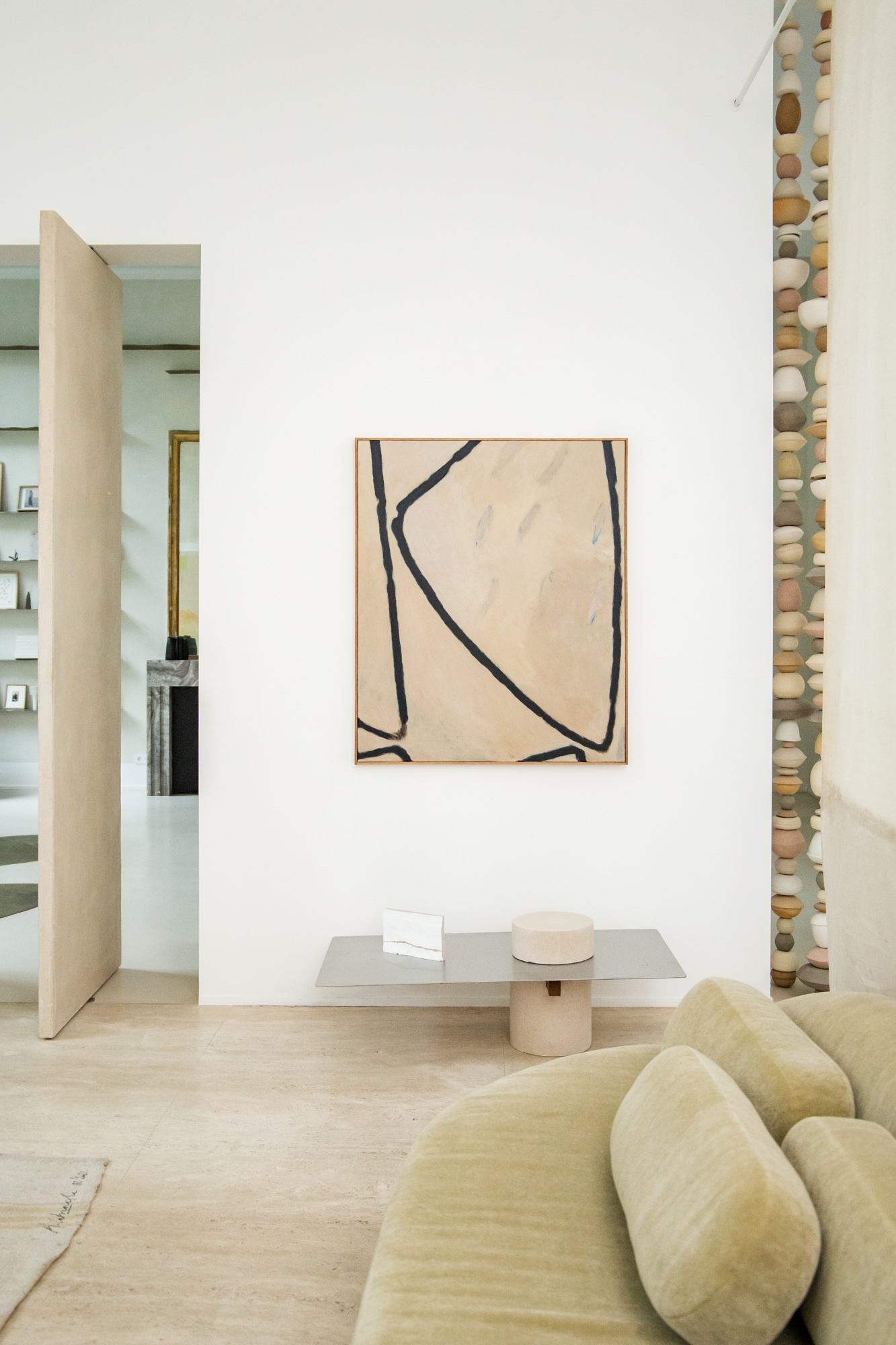 Drawing in Beige