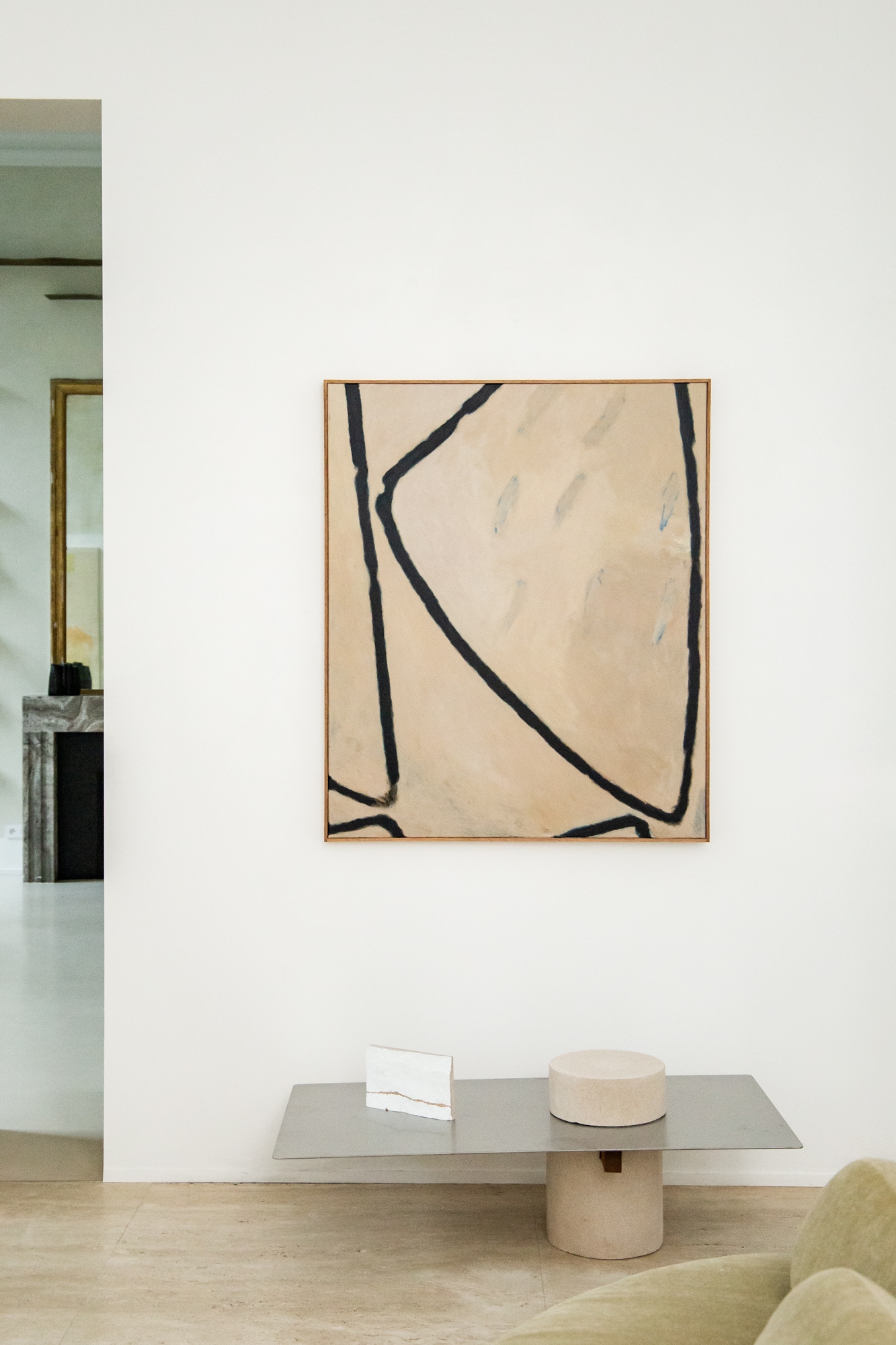 Drawing in Beige