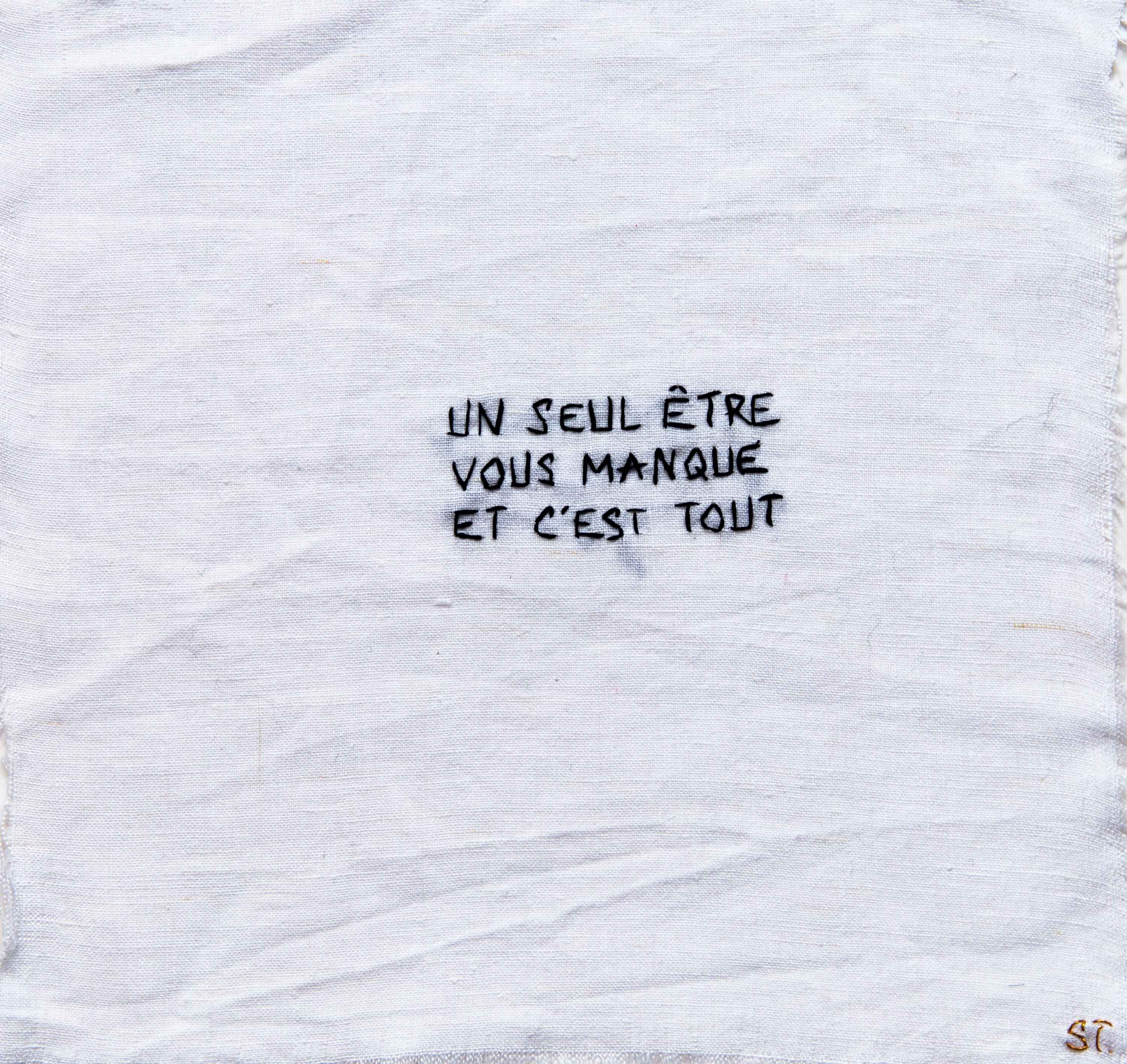 Un seul être vous manque et c'est tout
