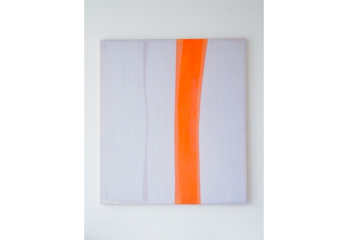 Vertical composition of Lila - Scarlet Red