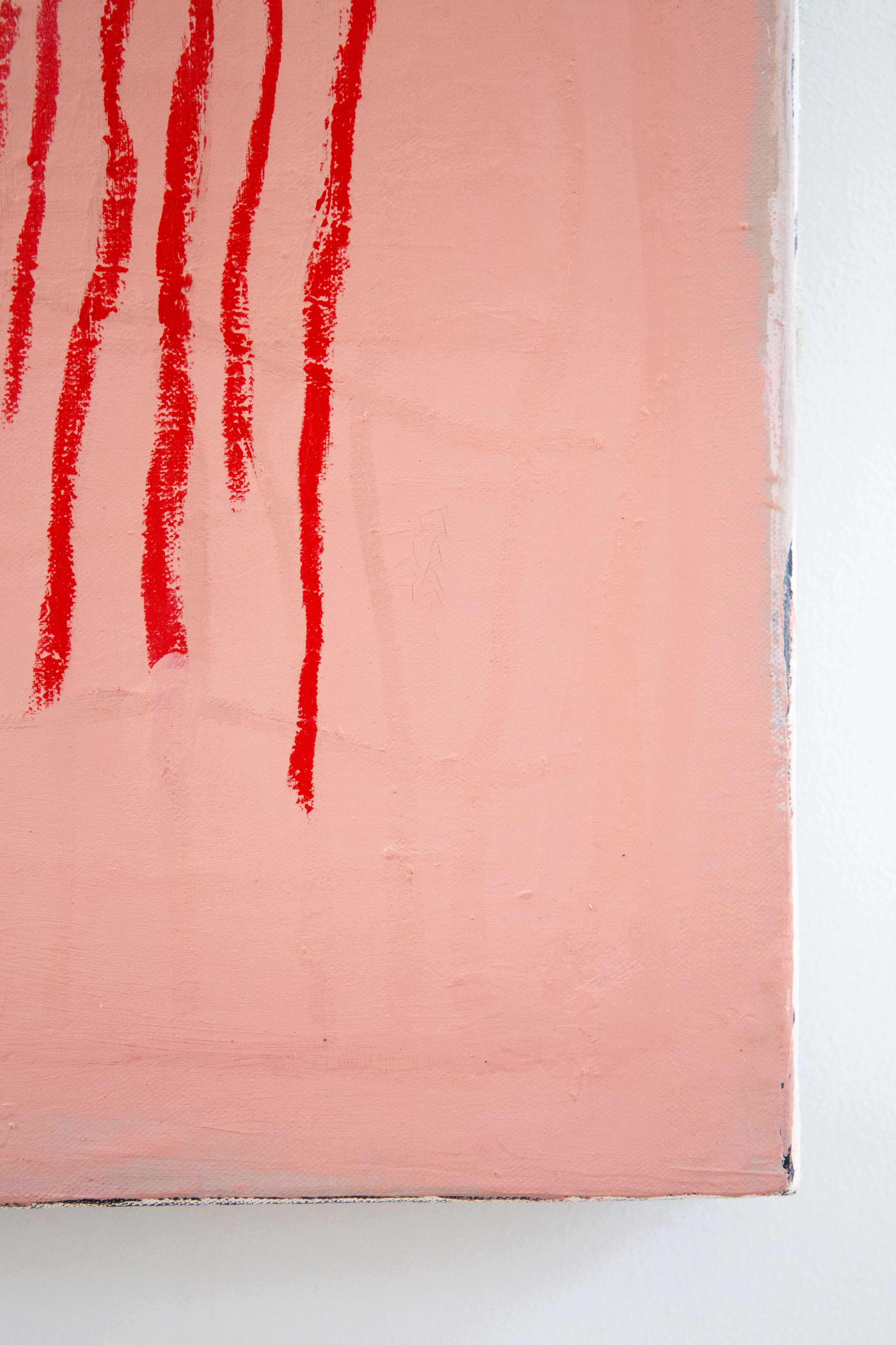 Possible vertical - Rouge clair sur rose
