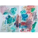 Falling Flowers (diptych)