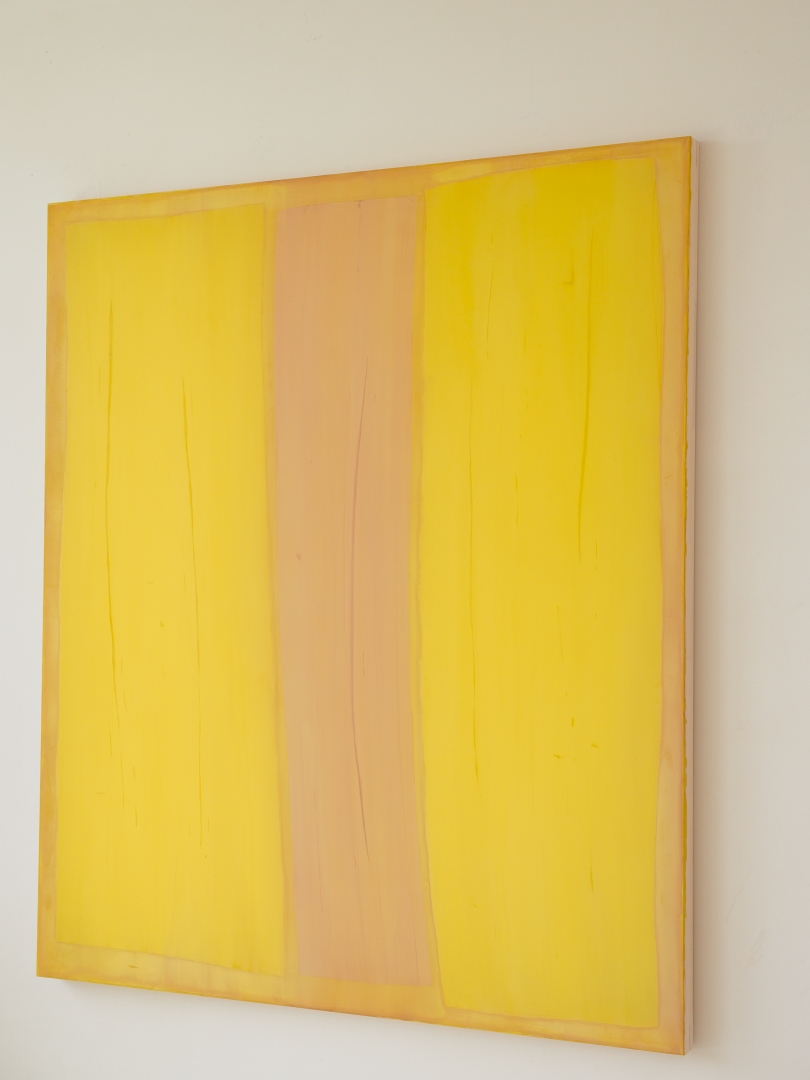 Vertical composition of Yellow and Yellow over Lilac