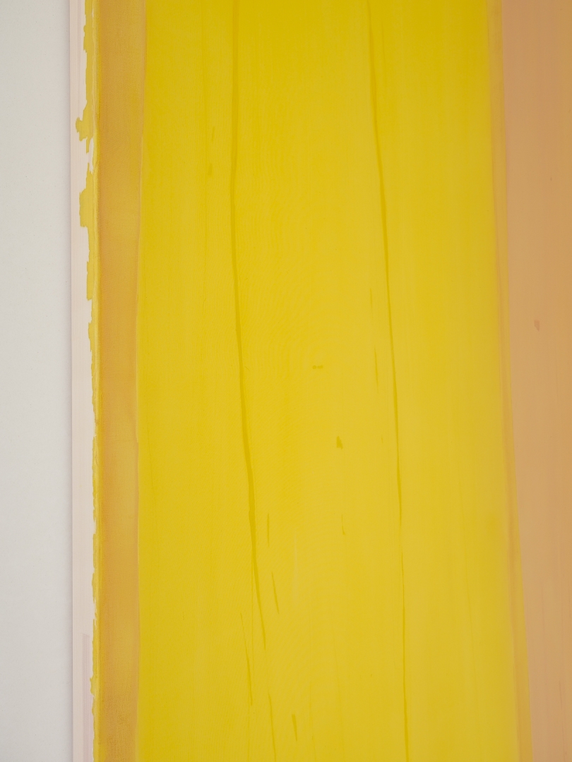 Vertical composition of Yellow and Yellow over Lilac