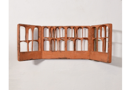 kleines Altarbild terrakotta