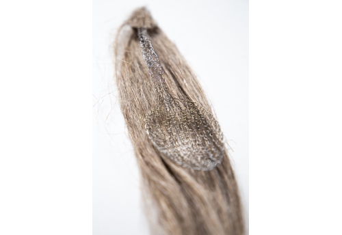 Fibres de lin, cuillère