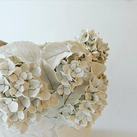 Panier d'Hortensias d'été