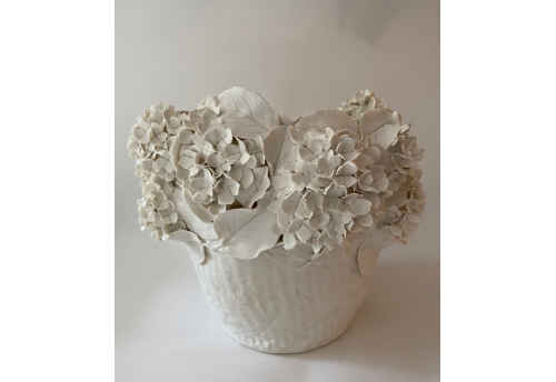 Panier d'Hortensias d'été