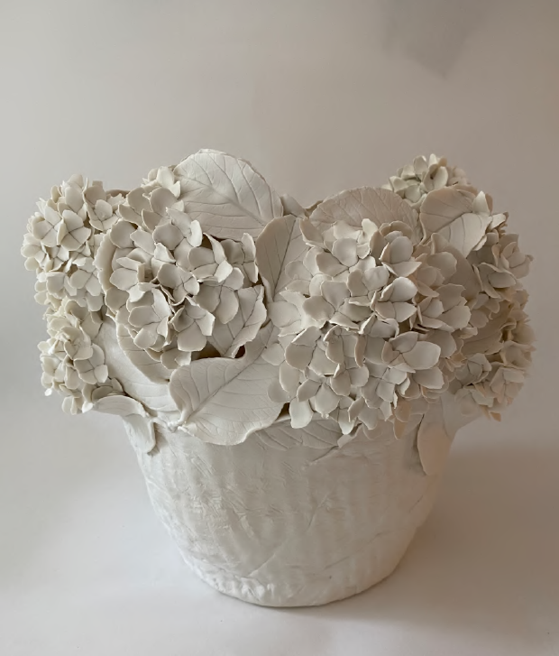 Panier d'Hortensias d'été