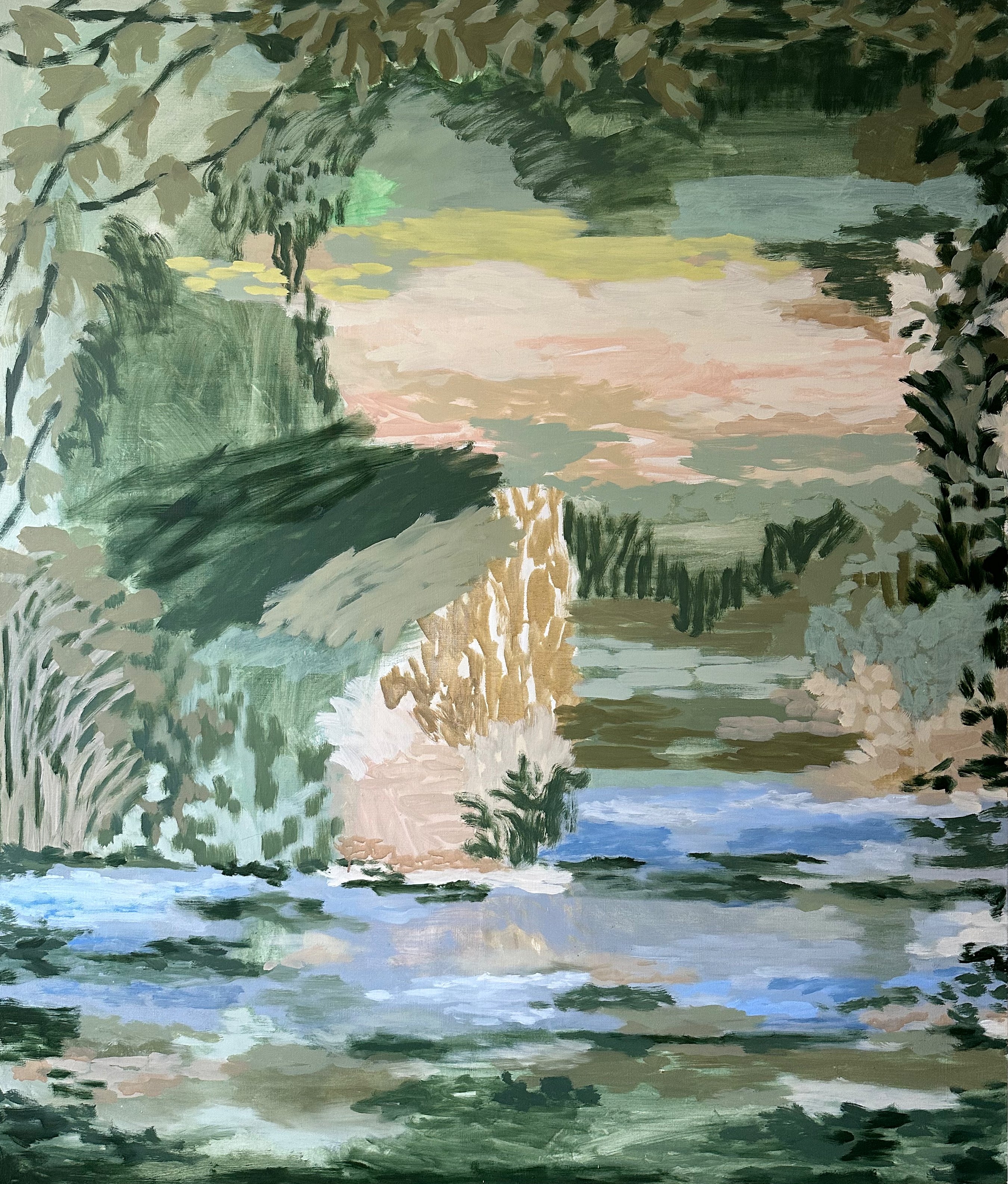 Spring by the water 2