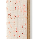 Lokta orange et blanc 