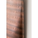 Plaque cuivre portrait : Léon Richer