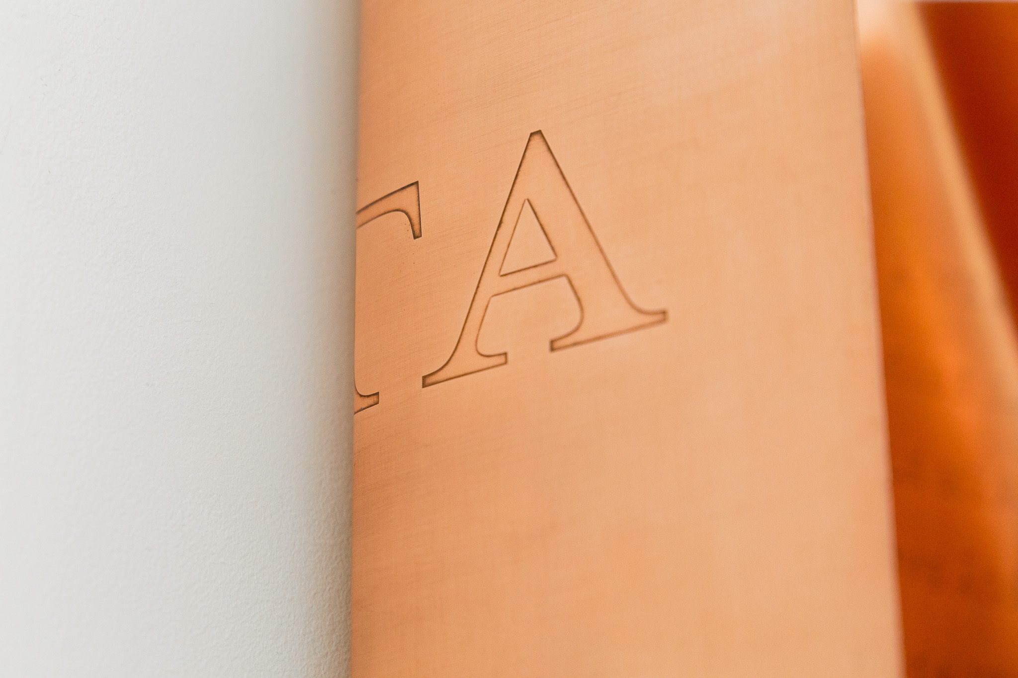 Plaque cuivre portrait : Modera Fonte