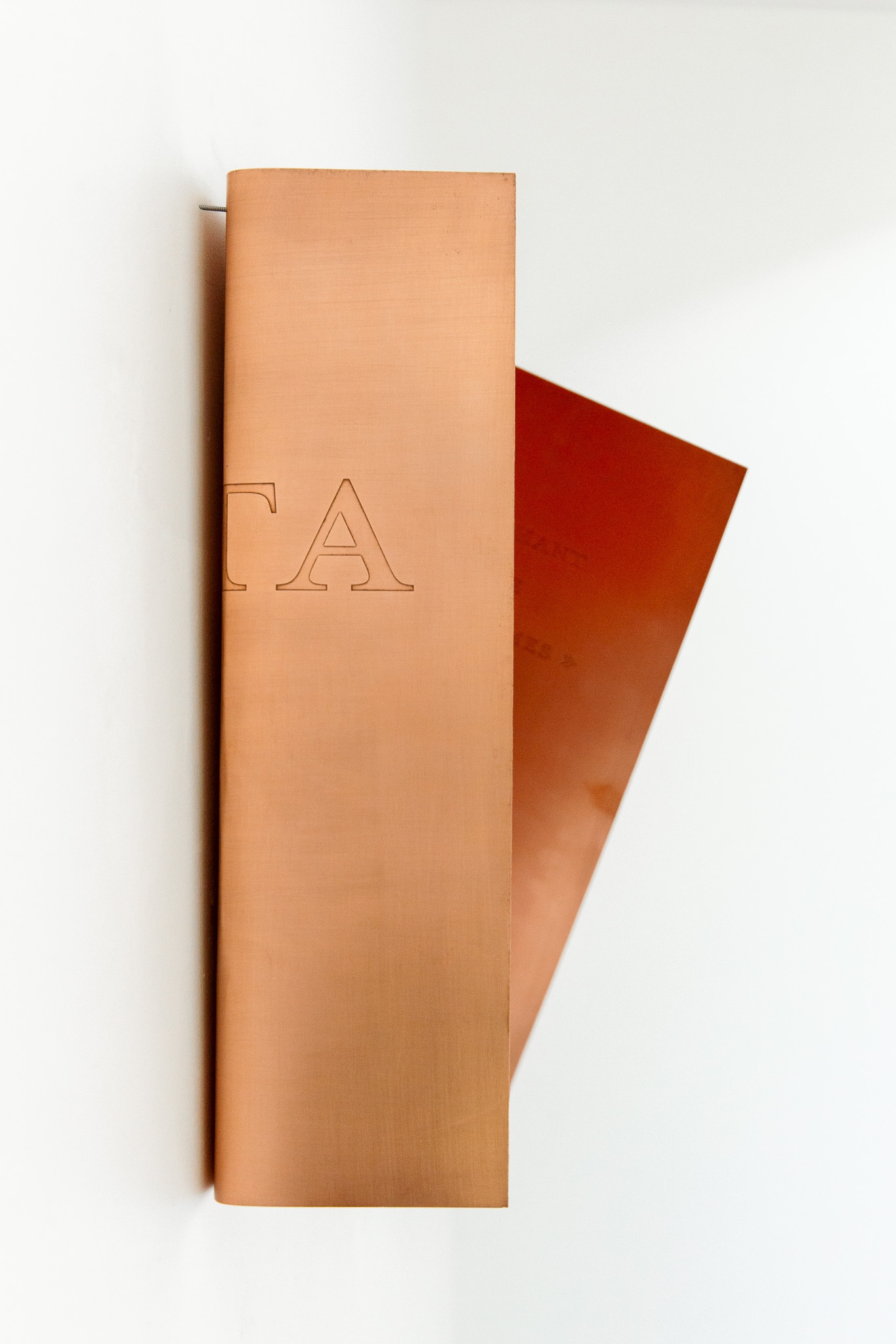 Plaque cuivre portrait : Modera Fonte