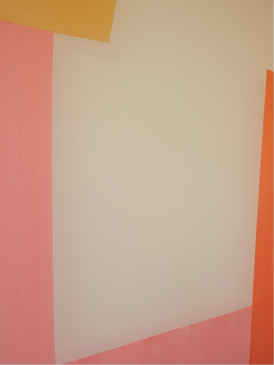 Enigma series, pink, yellow, ochre