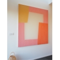 Enigma series, pink, yellow, ochre