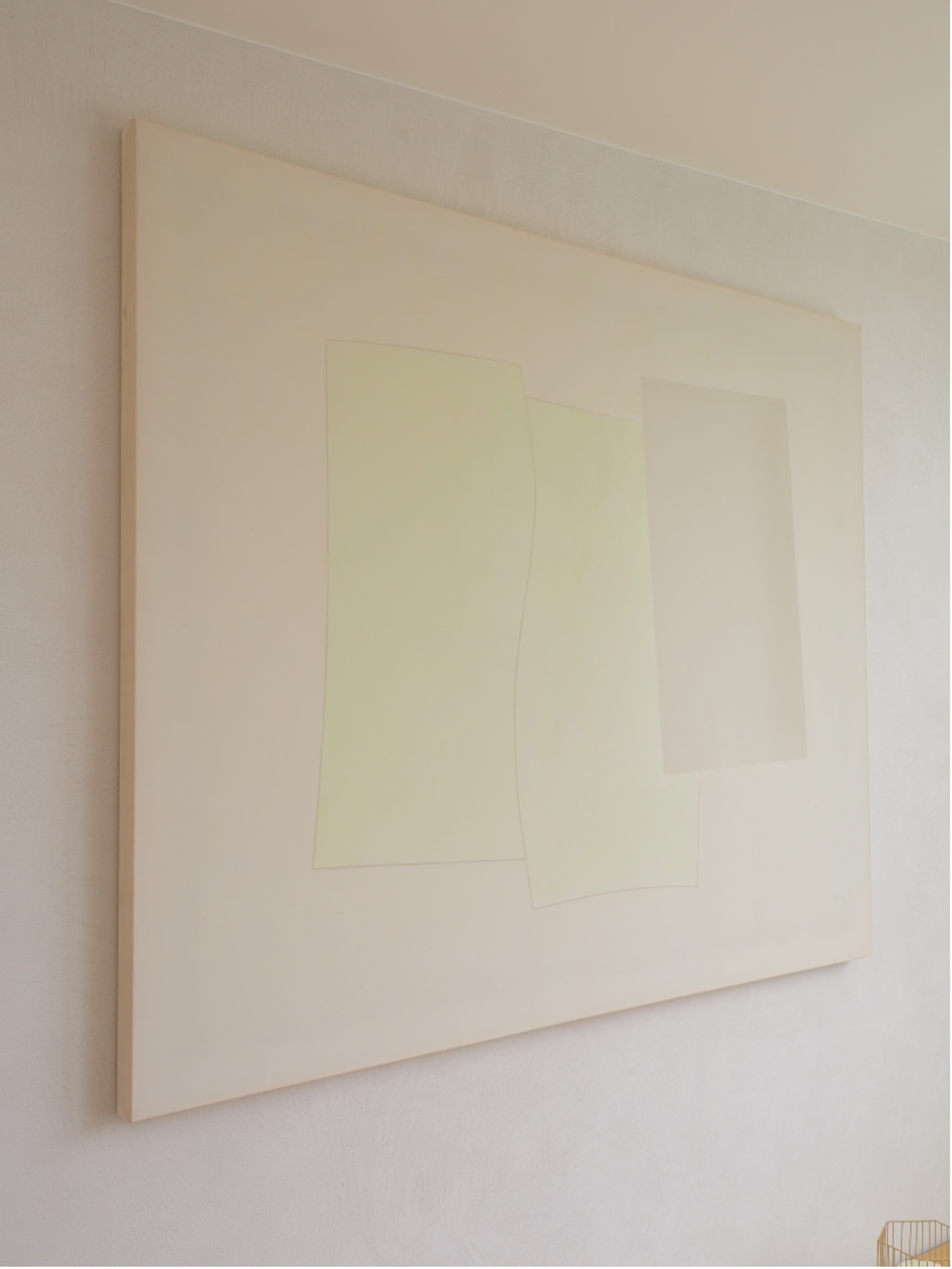 Enigma series, dusty yellow, off white