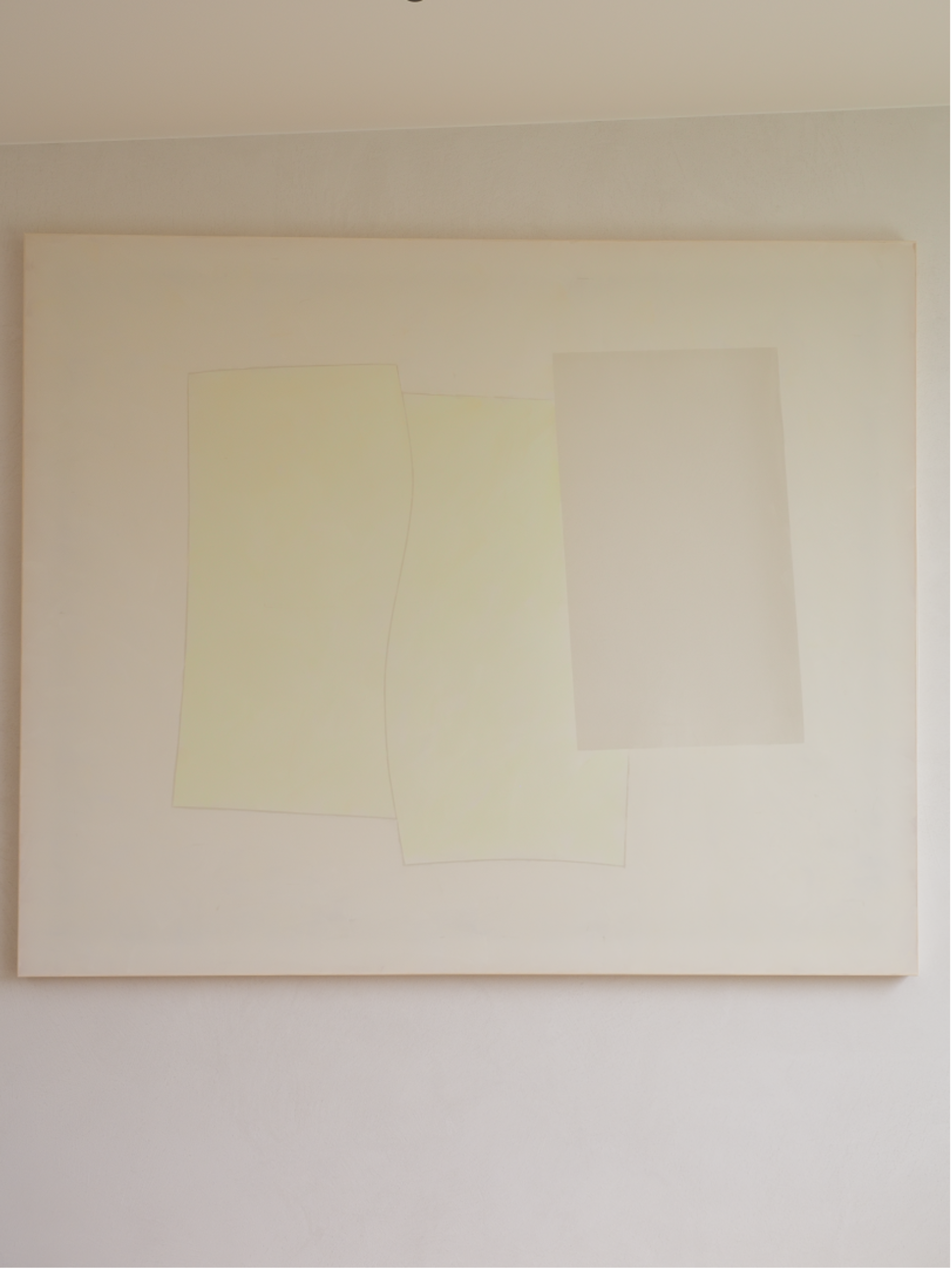 Enigma series, dusty yellow, off white