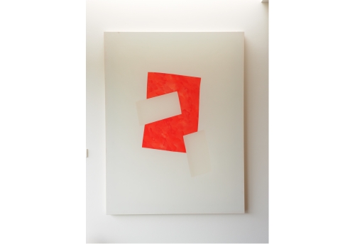 Enigma series, red, off white