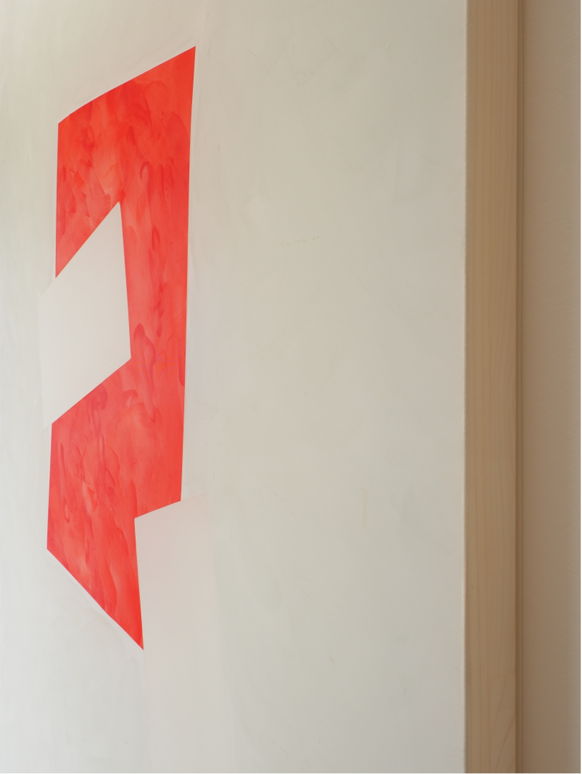 Enigma series, red, off white