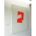 Enigma series, red, off white
