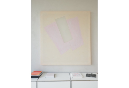 Enigma series, red, off white